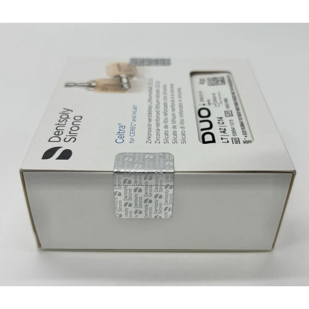 Dentsply Sirona Celtra Duo LT A2 C14 CAD CAM Blocks 4pc CEREC inLab Sealed